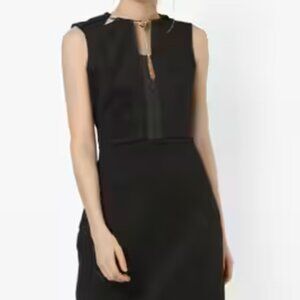 Banana Republic Sloan-Fit Cutout Sheath Dress Black